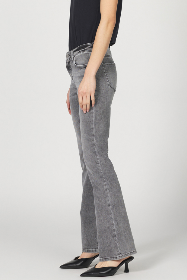 Jax Charcoal Mid Rise Bootcut Jean