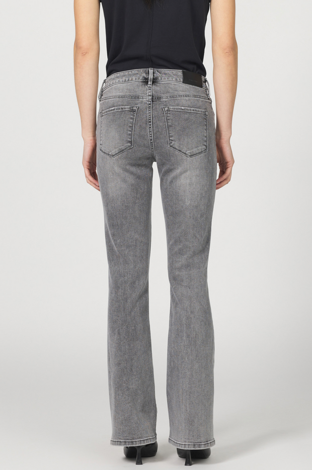 Jax Charcoal Mid Rise Bootcut Jean
