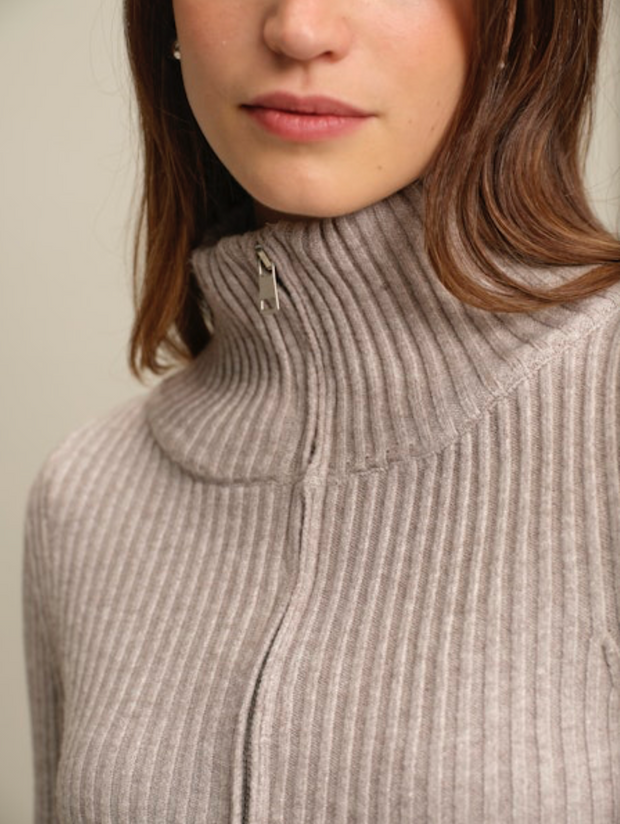 Matteo Zip Up Cardigan