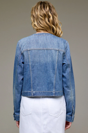 Ainsley No Collar Trucker Jacket