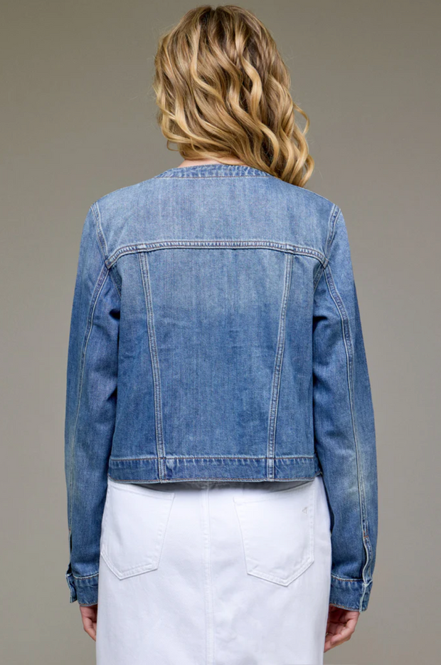 Ainsley No Collar Trucker Jacket