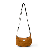 Think Royln Mini Moon Luxe Suede Bag