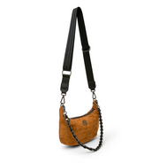 Think Royln Mini Moon Luxe Suede Bag