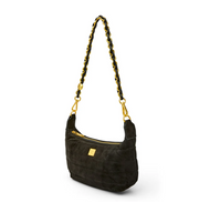 Think Royln Mini Moon Luxe Suede Bag