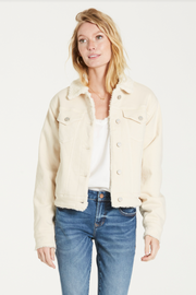 Orly Faux Shearling Trim Jacket