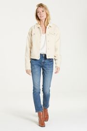 Orly Faux Shearling Trim Jacket
