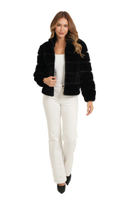 Lizzo Faux Fur Zip Jacket
