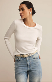 Z Supply Arlet Mini Thermal Long Sleeve Top