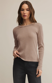 Z Supply Arlet Mini Thermal Long Sleeve Top