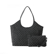 ISLA Studded Suede Tote