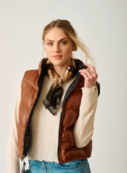 Ellen Reversible Leather Vest