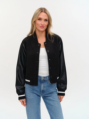 York Faux Shearling Bomber Jacket