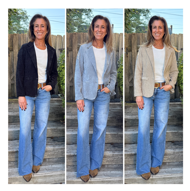 Venice Wide Cord Blazer