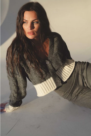 Logan Color Block Cardigan