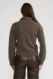 Orly Layered Sweater/Shirt Combo