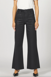 Fiona Coated Concrete High Rise Wide Leg Jean