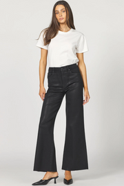Fiona Coated Concrete High Rise Wide Leg Jean