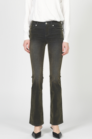 Jax Olive Mid Rise Bootcut Jean