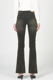 Jax Olive Mid Rise Bootcut Jean