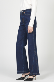 Fiona High Rise Wide Leg Jean - Dark Denim