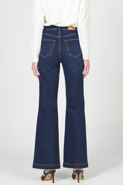 Fiona High Rise Wide Leg Jean - Dark Denim