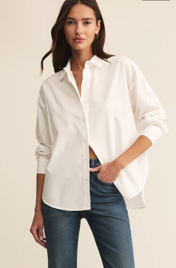 Z Supply Elevated Poplin Button Up