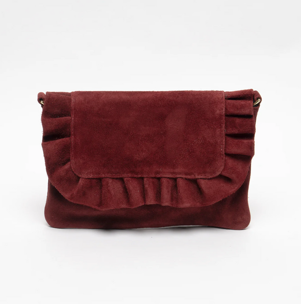 Riwana Ruffle Clutch