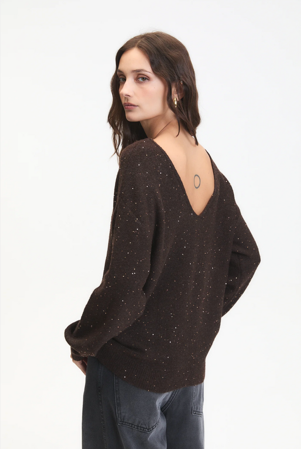 Kate Reversible Sequin Sweater