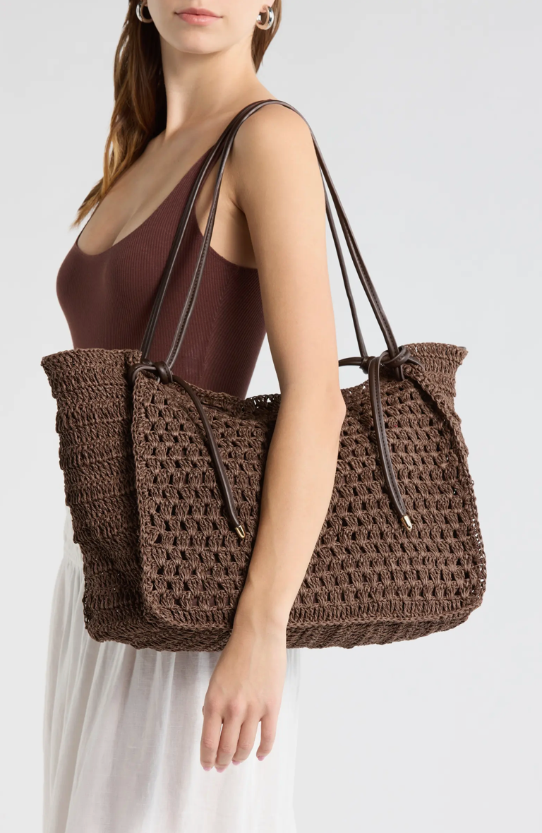 Ravello Raffia Tote – HTB Boutique