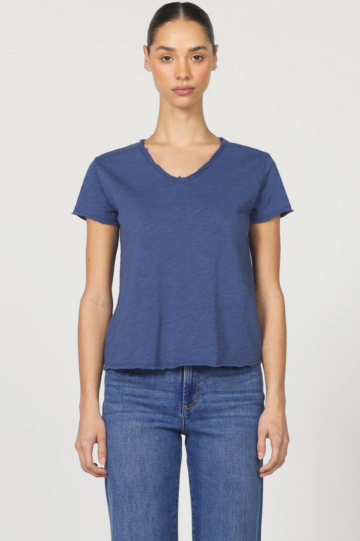Vanna V-Neck Slub Tee
