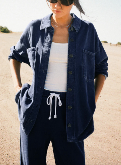 Z Supply All Day Knit Denim Jacket - SALE