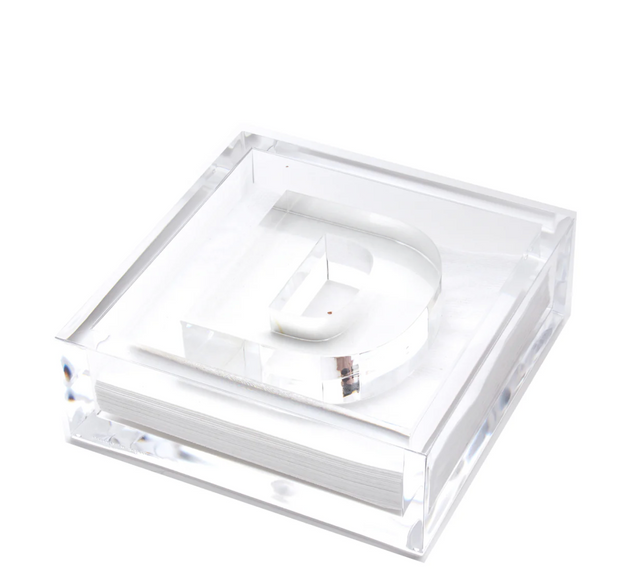 Cocktail Napkin Holder - Initials