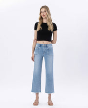 Daisy High Rise Crop Slim Wide Leg Jean