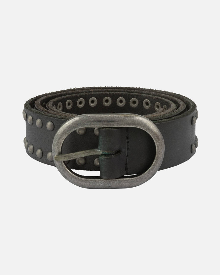 Zwier | Oval Buckle Leather Studded Belt