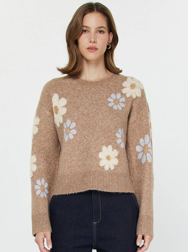 Daisy Crew Neck Sweater