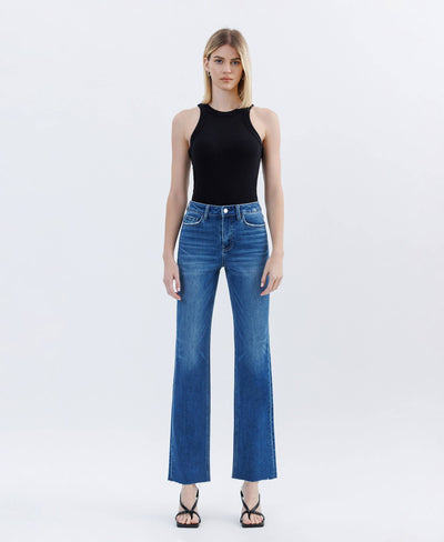 Rapture High Rise Clean Cut Straight Jeans