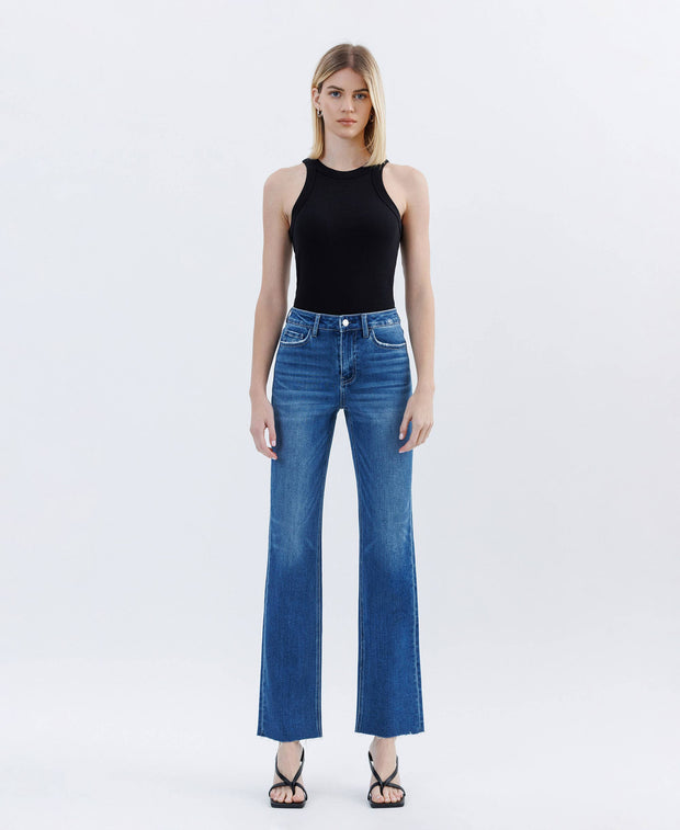 Rapture High Rise Clean Cut Straight Jeans