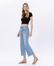 Daisy High Rise Crop Slim Wide Leg Jean