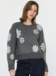 Daisy Crew Neck Sweater