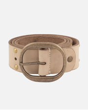 Devi | Antique Brass-Accented Leather Belt