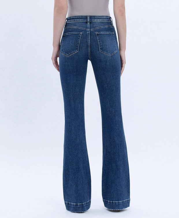 Dalton High Rise Trouser Hem Bootcut Jeans