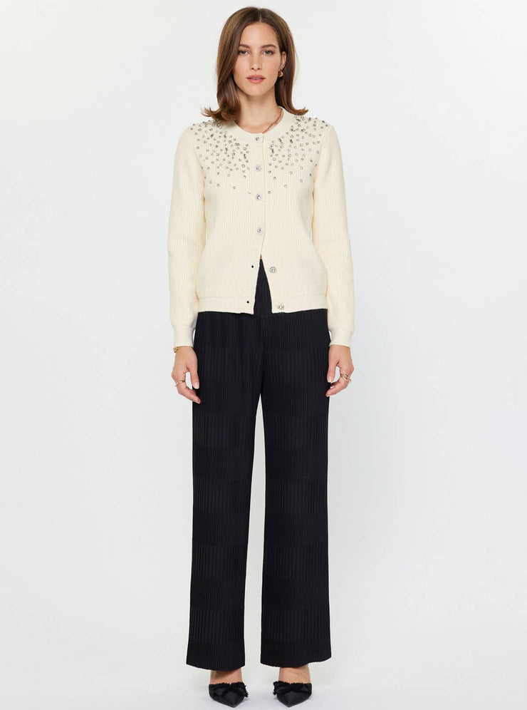 Crystal Beaded Detail Cardigan