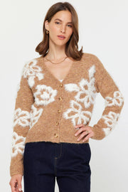 Fuzzy Sweater Cardigan