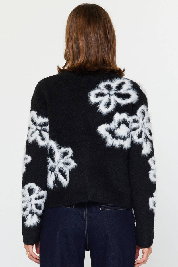 Fuzzy Sweater Cardigan