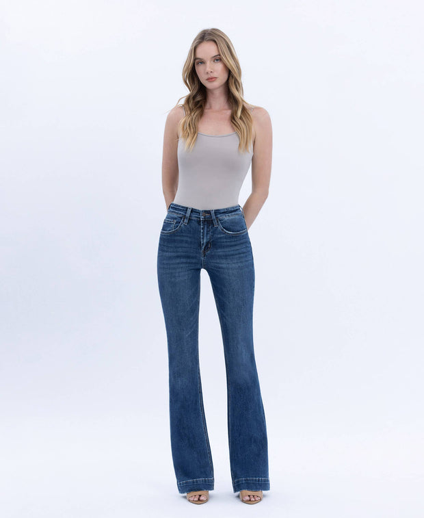 Dalton High Rise Trouser Hem Bootcut Jeans