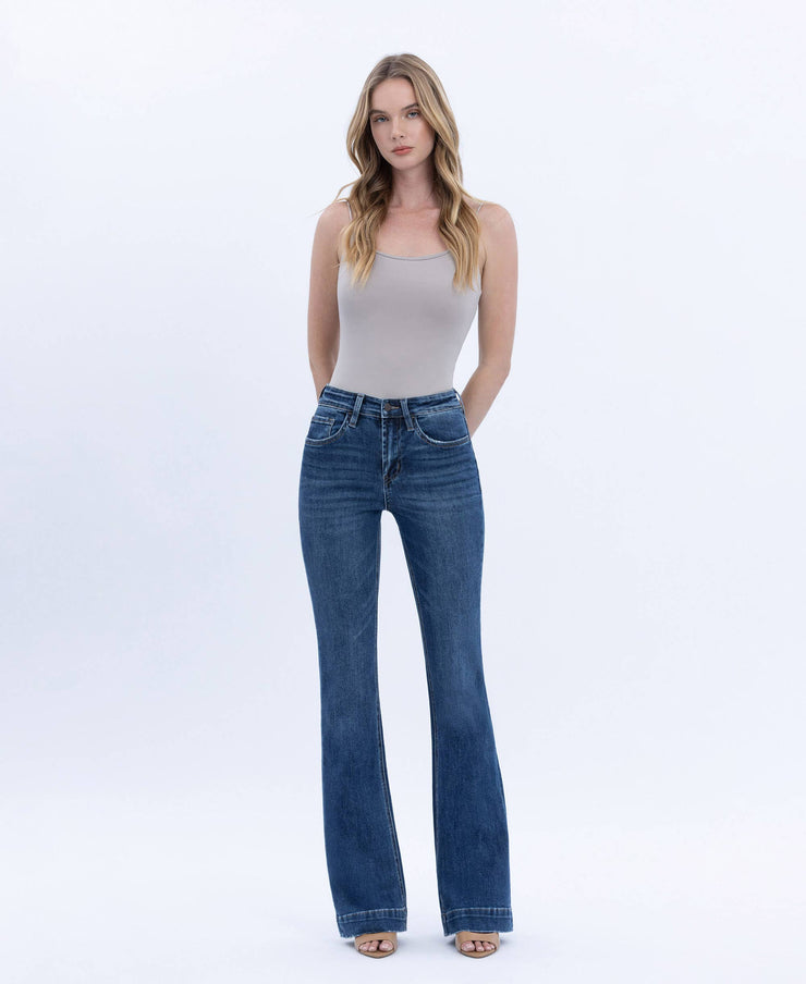 Dalton High Rise Trouser Hem Bootcut Jeans