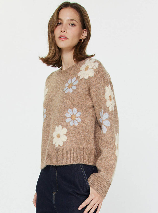Daisy Crew Neck Sweater