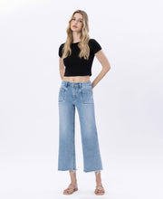 Daisy High Rise Crop Slim Wide Leg Jean