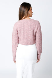 Nola Cable Cropped Sweater