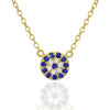 Round Evil Eye Necklace